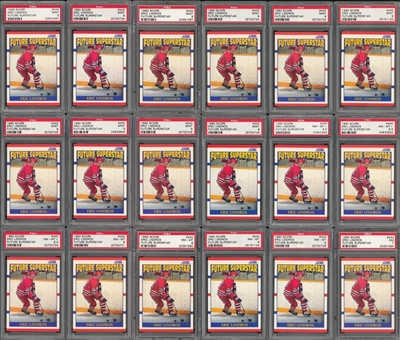 1990/91 Score #440 Eric Lindros PSA-Graded Rookie Cards Collection (26)